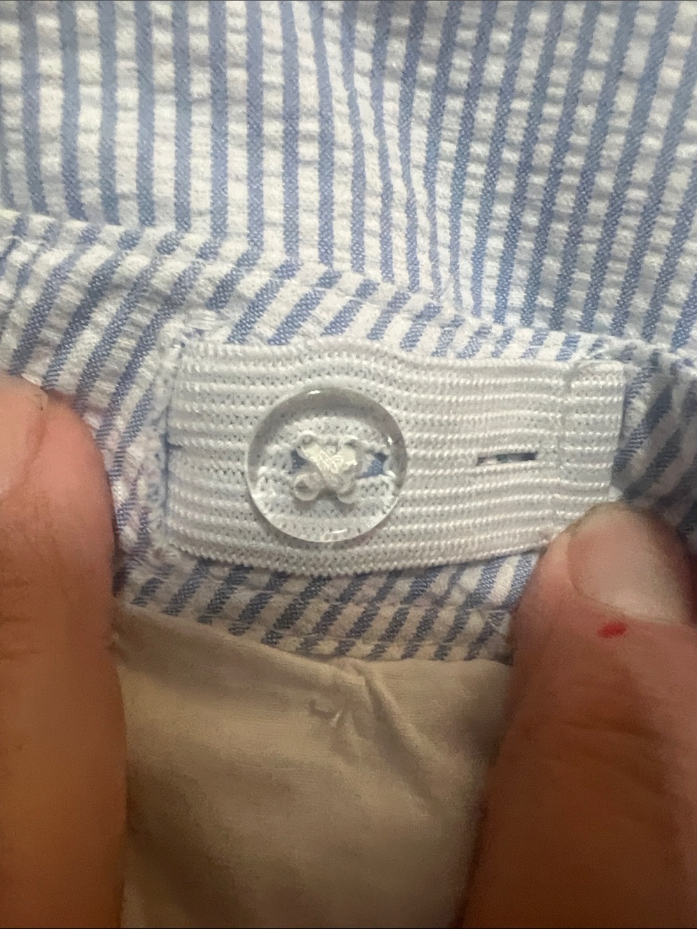 NWOT-Gymboree Blue and White Striped Shorts - Picture 4 of 7